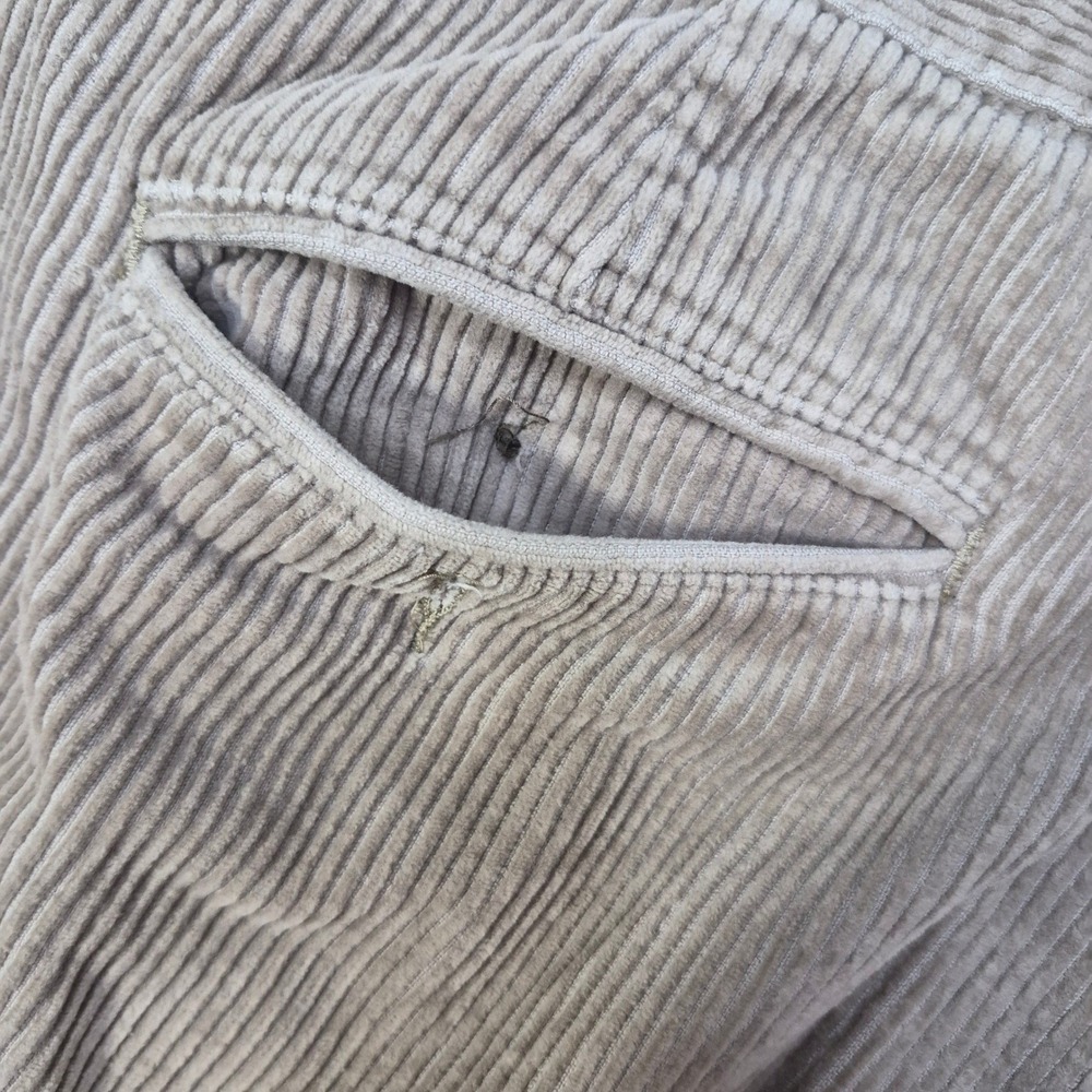 Chaps Ralph Lauren Pants Mens 38/32 (37/31) Tan Pleated Corduroy Trousers Cuffed - Picture 11 of 11